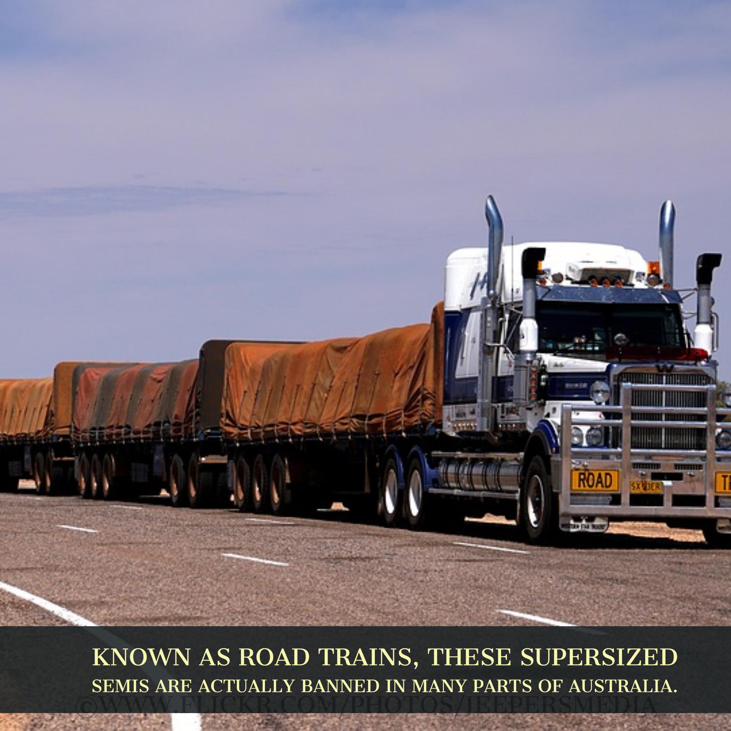 Road Trains Australia’s Mega Semitrucks