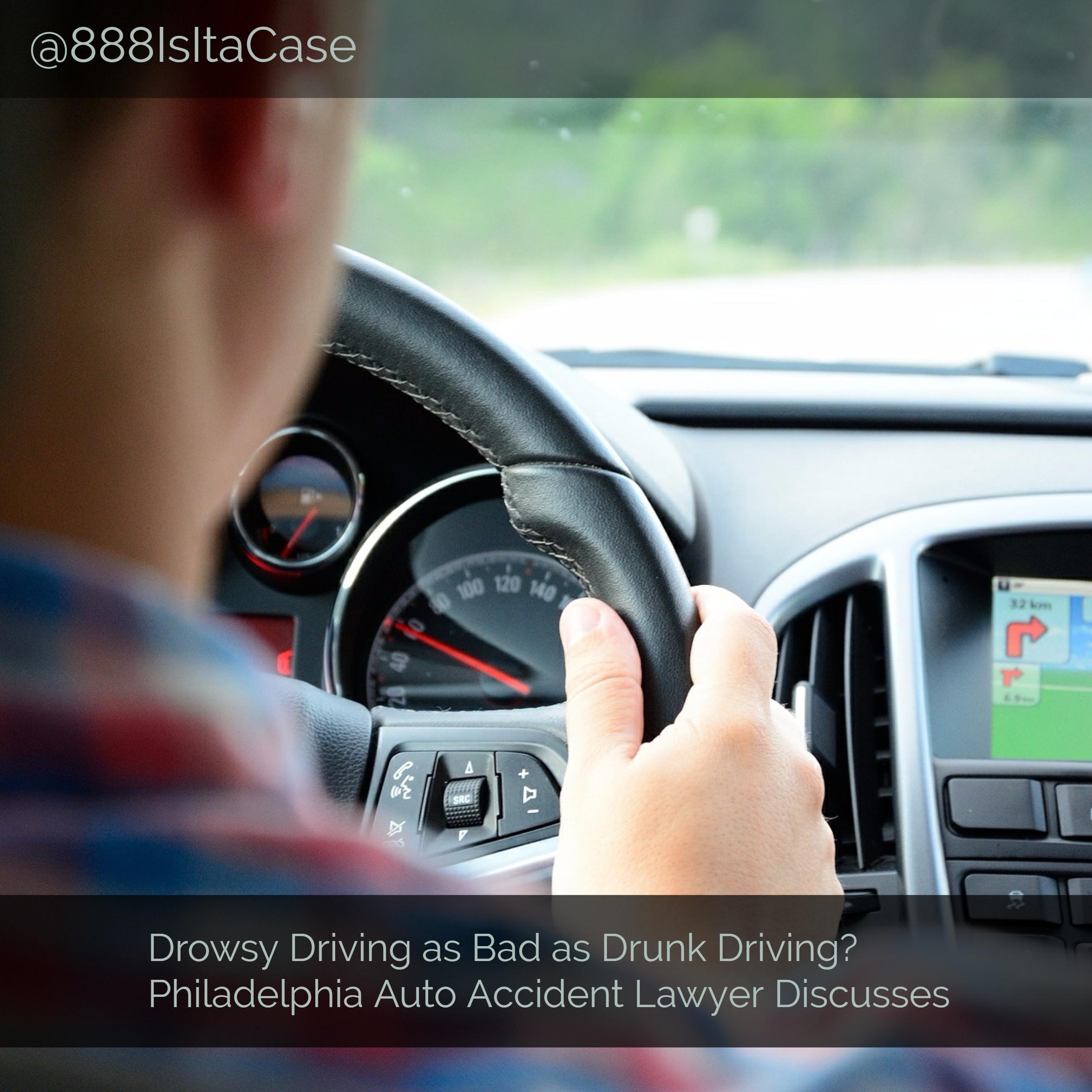 Drowsy Driving as Bad as Drunk Driving? Auto Accident Lawyer Discusses - JusticeNewsFlash.com